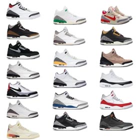 Jordan 3 Retro (20 colores)  