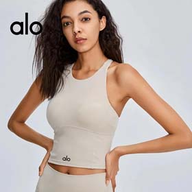 ALO chaleco deportivo para mujeres de verano transfronterizo fitness ropa interior secado rápido con  