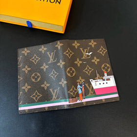 Louis Vuitton LV carta patrón pasaporte titular-3531  