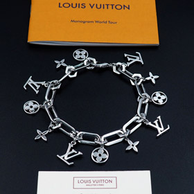 Louis Vuitton LV pulsera de letra floral-3577  
