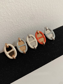 Hermes cerdo nariz aceite gota pendientes-3610  