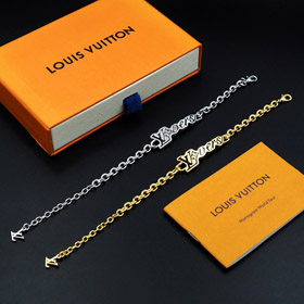 Louis Vuitton LV carta pulsera de esmalte-3811  