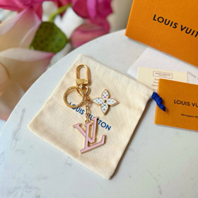 Louis Vuitton LV carta flor bolsa decoración y llavero bolsa colgante-3937  
