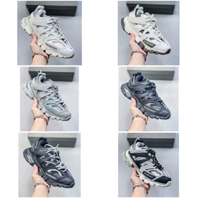 Balenciaga cómodo suela gruesa retro casual zapatos de papa-2865  