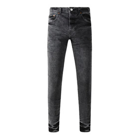 PURPLE-BRAND Slim-fit con cremallera de mediana altura jeans-2897  