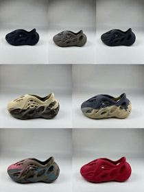 Adidas originales Yeezy espuma corredor pintura al óleo MX crema arcilla niños agujero sandalias-418  