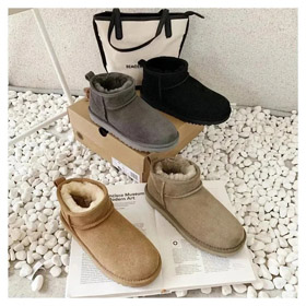 UGG clásico ultra mini ante cálido y cómodo botas de nieve-4310  