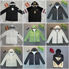 Gucci Moncler Prada nuevo abrigo versátil moda con capucha casual chaqueta-4409  