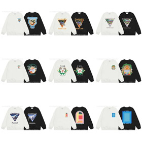 Casablanca nueva sudadera suelta de algodón impreso-4426  