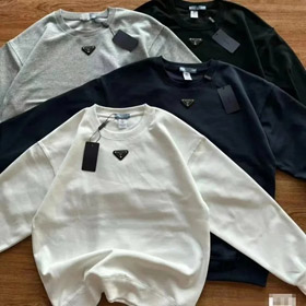 Prada moda cuello redondo sudadera-4435  