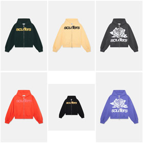 SUFFERS nuevo casual calle cremallera con capucha-4463  