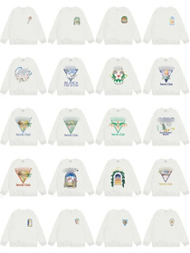 BLANCA PAR AVION nueva moda algodón sudadera-4484  