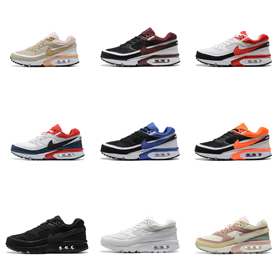 Nike cojín de aire elevación retro malla respirable zapatos de carrera-2698