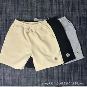 Moncler Nuevo estilo cinco puntos pantalones casuales color sólido secado rápido medio pantalones-28