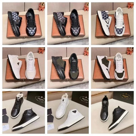 PRADA zapatillas de deporte de alta moda-2907  